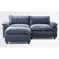 Modular Sofa Set with Ottoman - Grey, Chenille