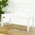 Pine Bench - White