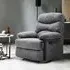 Recliner Armchair with Control Switch - Faux Leather