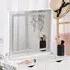 Rectangle Vanity Mirror with LED Lights - Glass, Iron