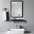 Rectangular Bathroom Mirror - Black
