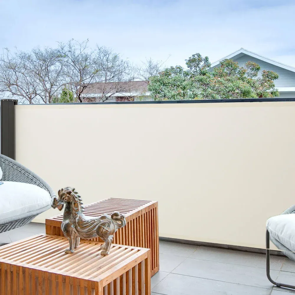 Retractable Side Awning Privacy Screen - Polyester, Steel product
