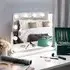 Sheonly Frameless Hollywood Vanity Mirror with 11 Dimmable Lights