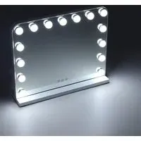 Sheonly Frameless Hollywood Vanity Mirror with 11 Dimmable Lights