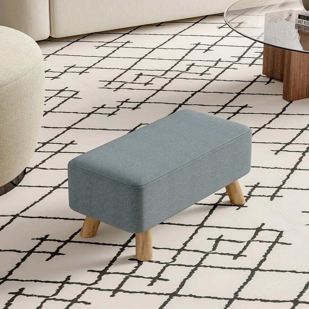 Small Rectangular Entryway Bench - Linen product