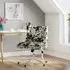Swivel Office Chair - Milk Cow Print, Velvet