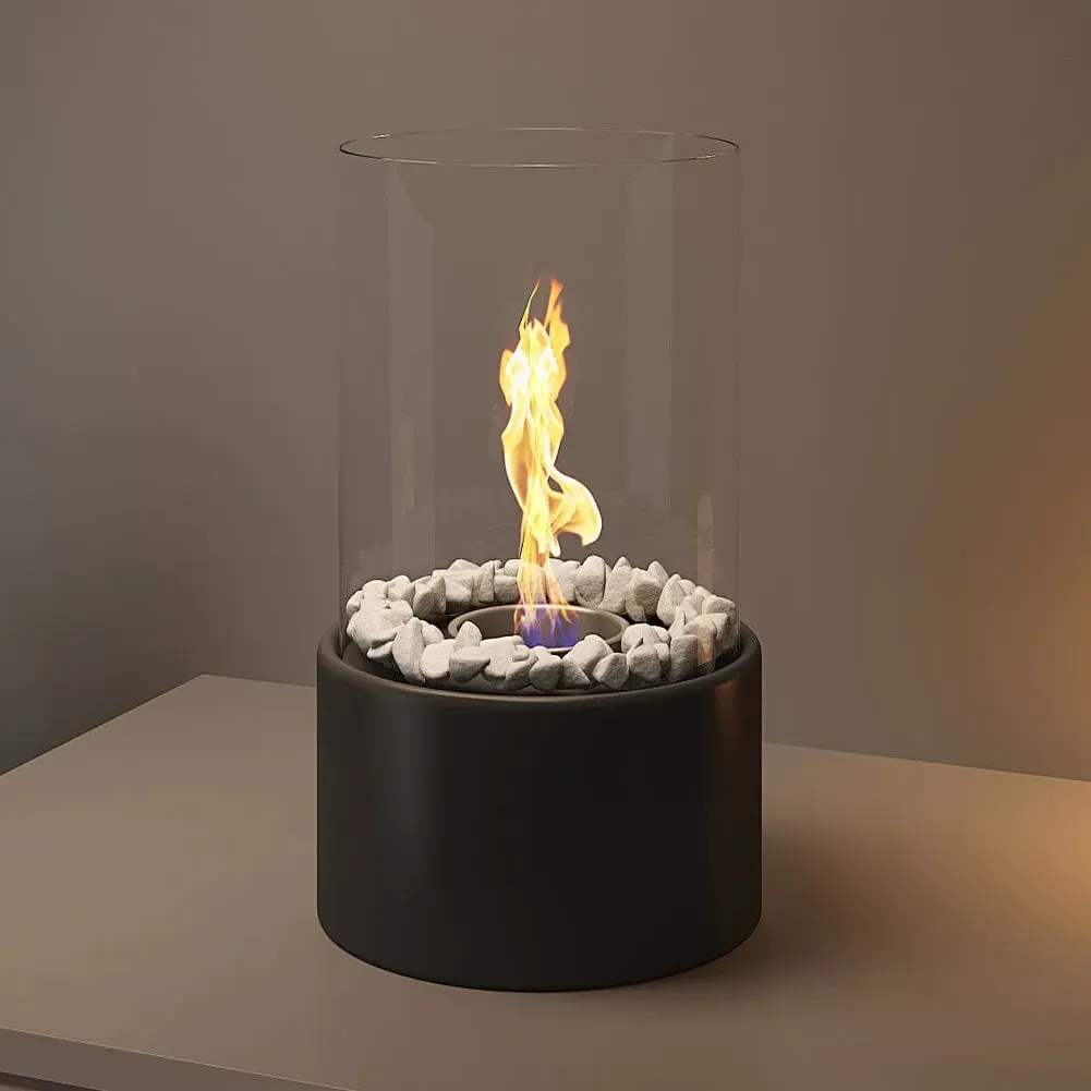 Tabletop Bio Ethanol Fireplace - Clear, Borosilicate Glass product