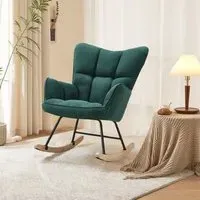 Tufted Rocking Chair - Linen