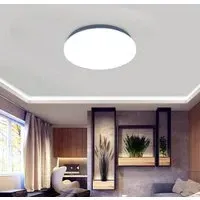 Ultra-Thin LED Ceiling Light - White, Iron