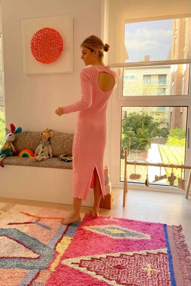 1001 Nights Washable Rug 4'7" x 6'7" - Ash Rose, Cotton