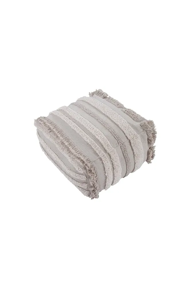 Air Natural Round Pouf - Natural