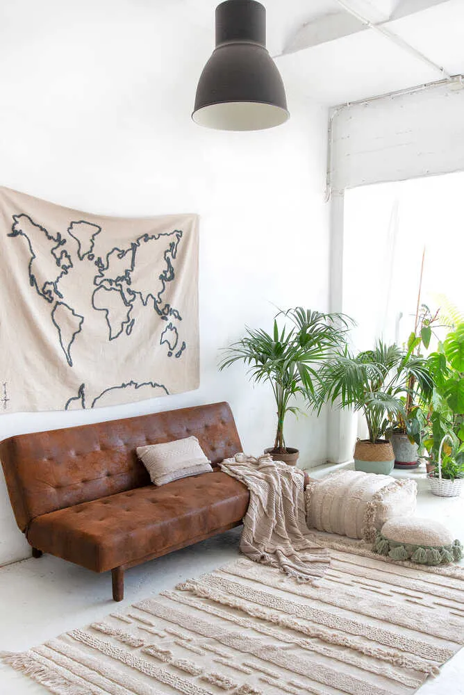 Air Natural Washable Rug - Beige, Cotton