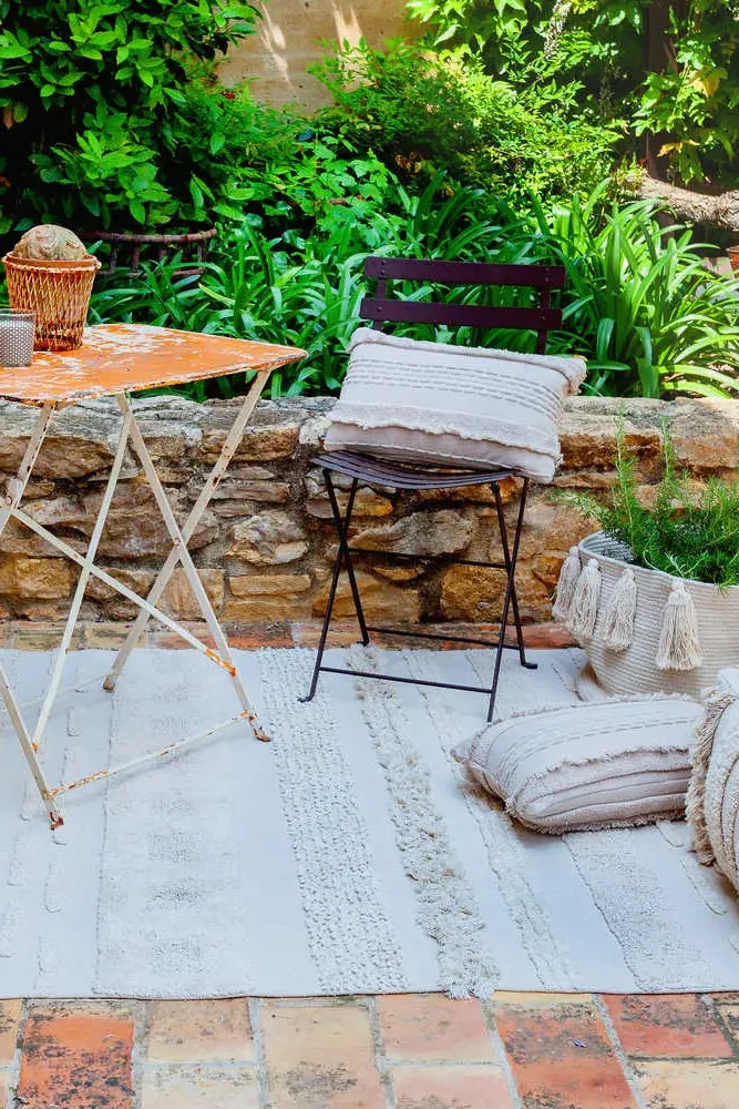 Air Natural Washable Rug - Beige, Cotton