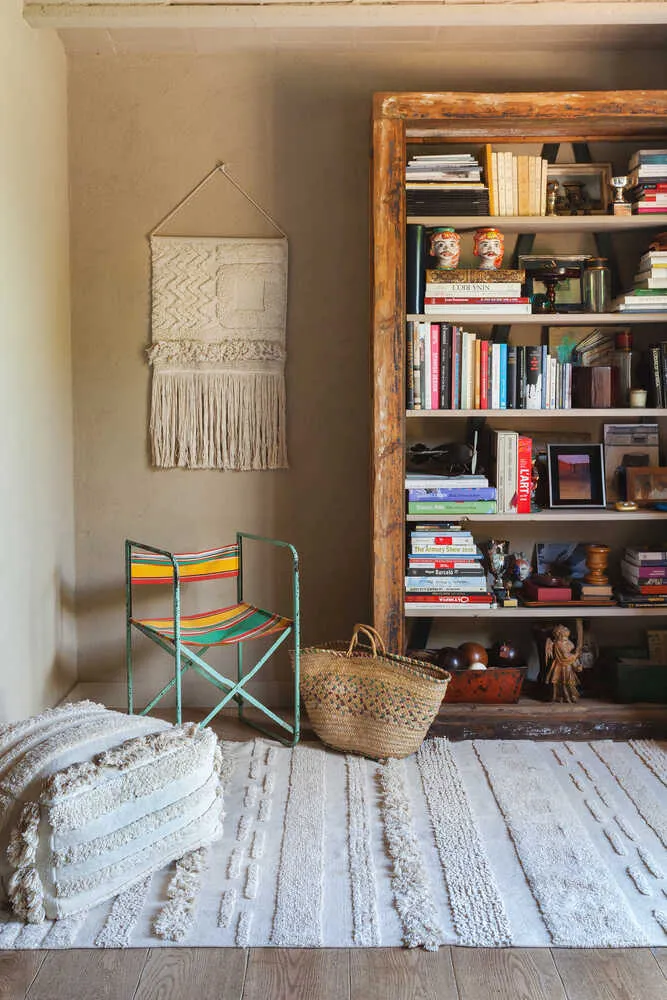 Air Natural Washable Rug - Beige, Cotton