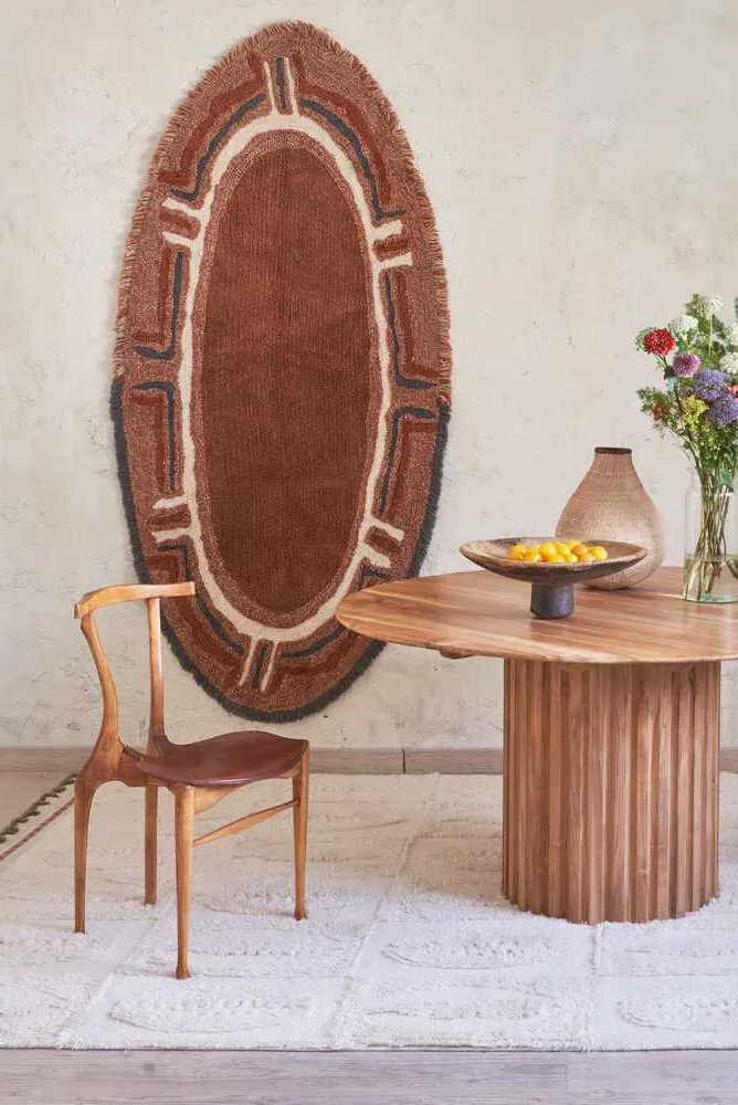 Bahari Area Rug - Beige, Wool