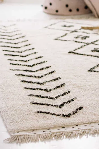 Bereber Rhombs Area Rug - Washable