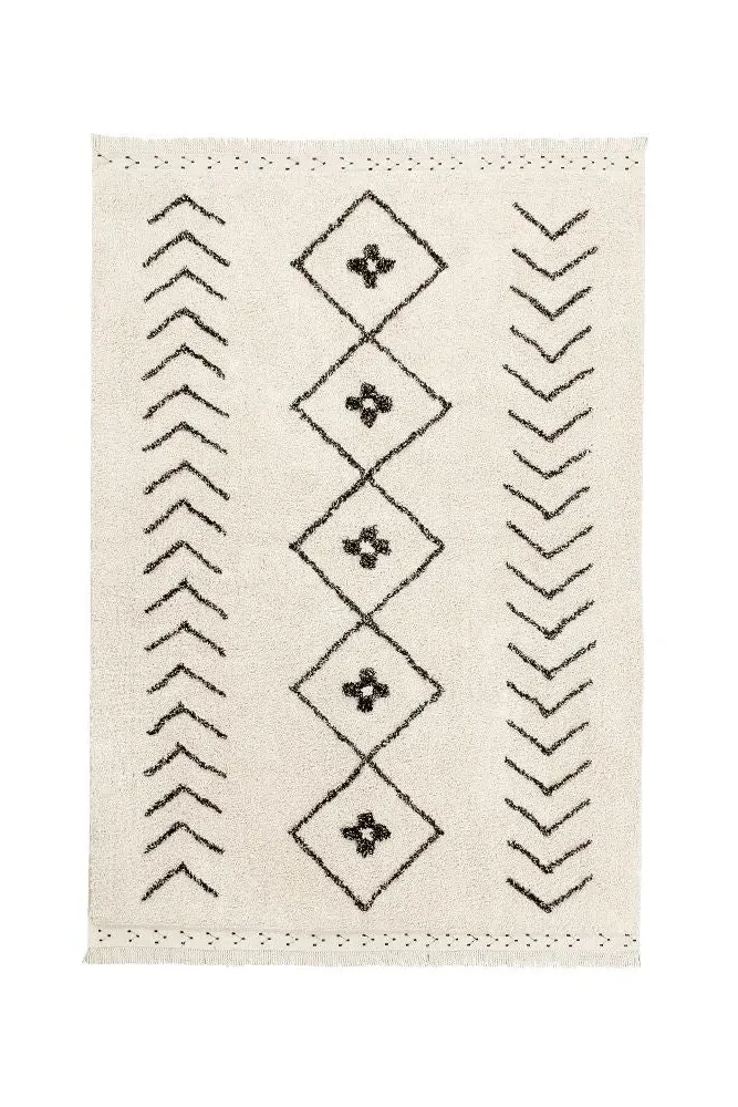 Bereber Rhombs Area Rug - Washable image