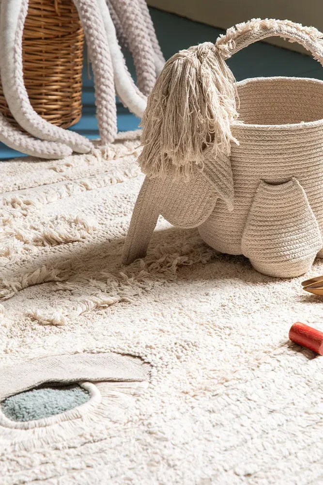 Bigstuffed Whale Washable Rug 4' x 5'3"