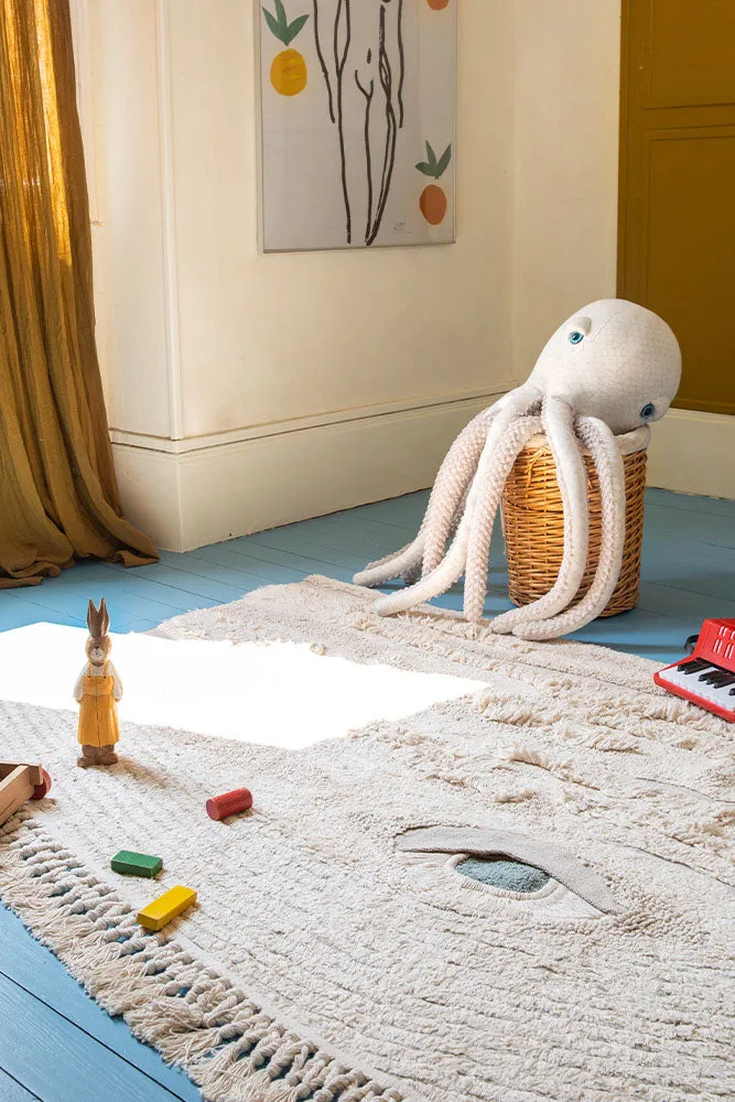 Bigstuffed Whale Washable Rug 4' x 5'3"