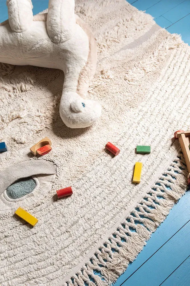 Bigstuffed Whale Washable Rug 4' x 5'3"