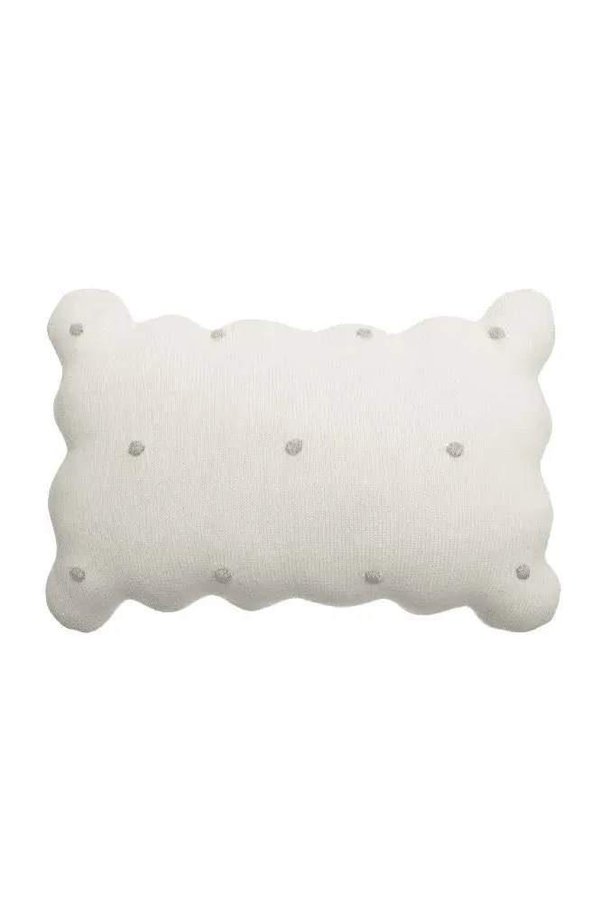 Biscuit Knitted Cushion - Ivory image