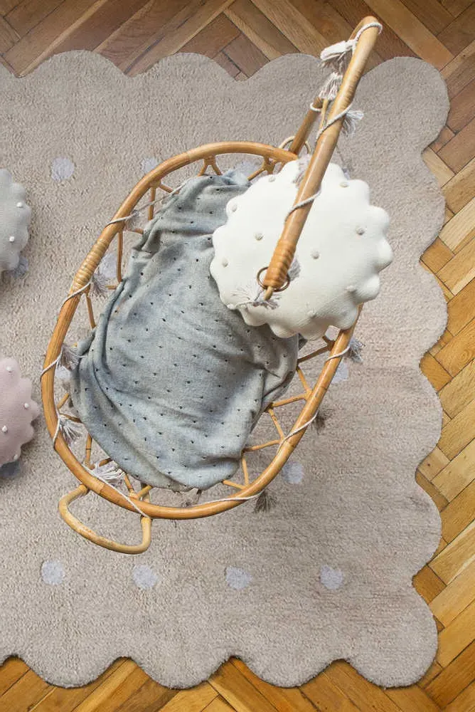 Biscuit Washable Rug - Beige