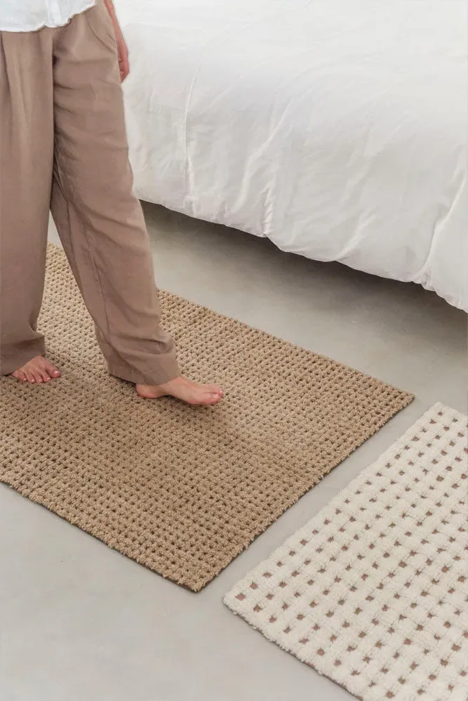 Blur Area Rug - Brown, Wool