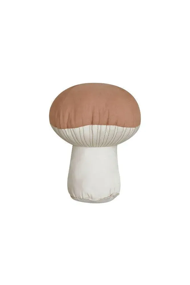 Boletus Round Cushion - Natural, Cotton image
