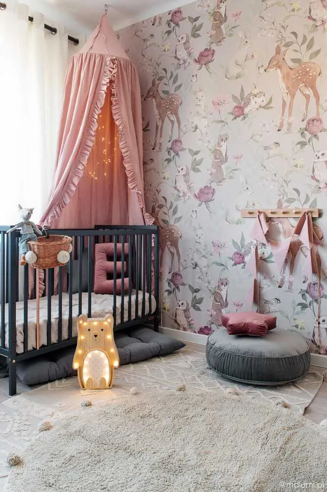 Bubbly Round Washable Rug - Olive, Cotton