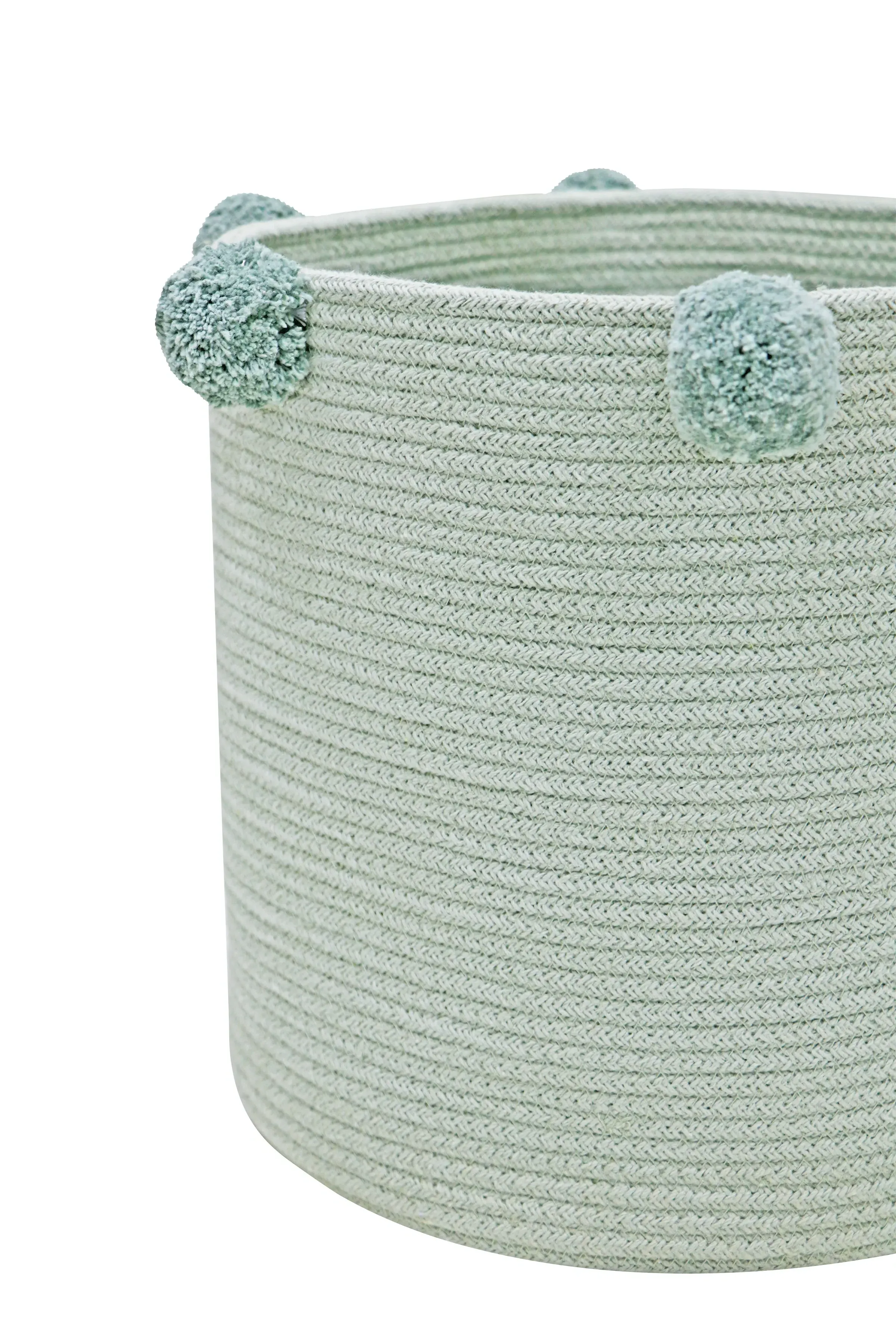 Bubbly Storage Basket - Blue Sage, Cotton