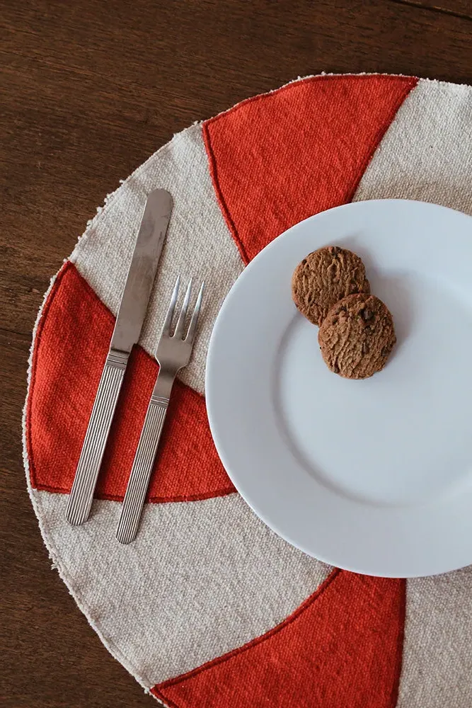 Candy Placemats Set of 4 - Red, Green