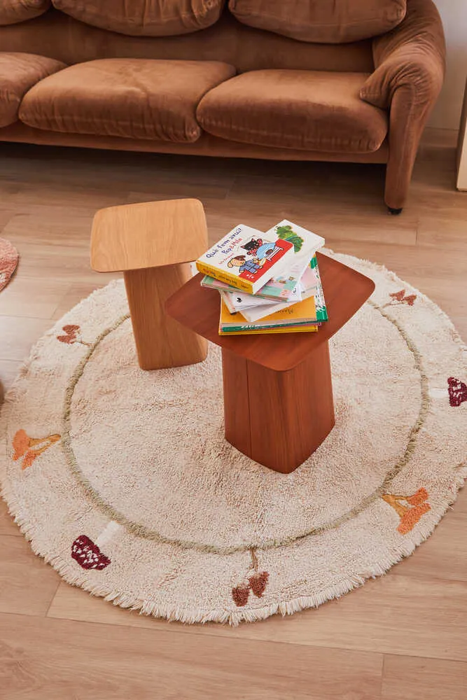 Chanterelle Round Rug - Natural