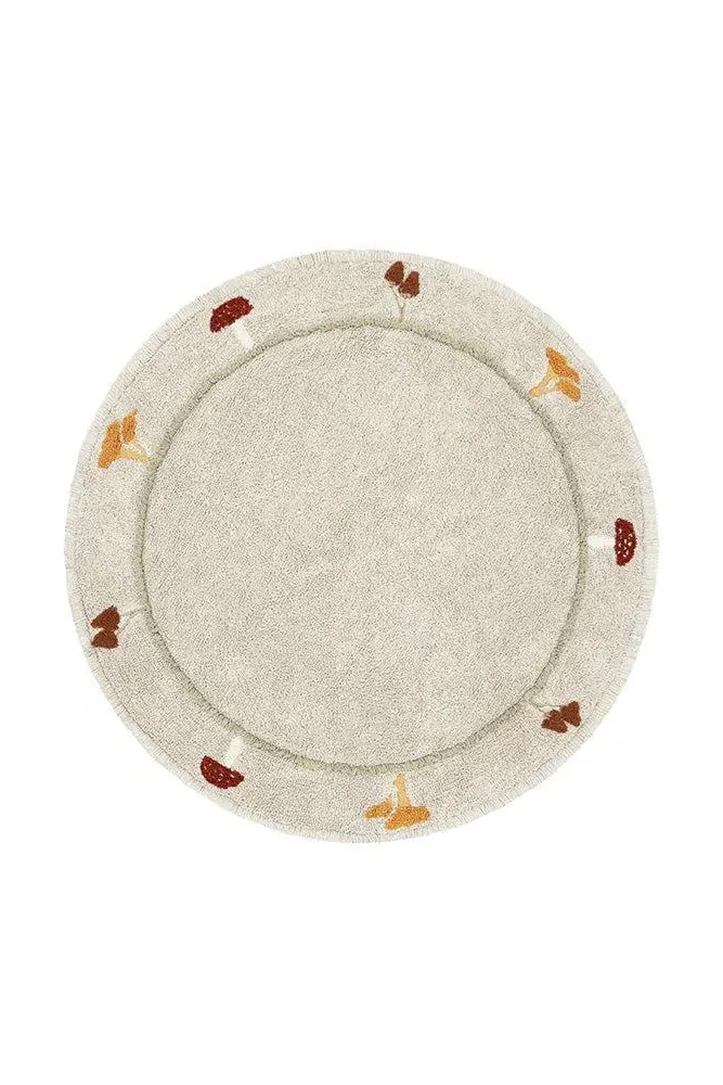 Chanterelle Round Rug - Natural image