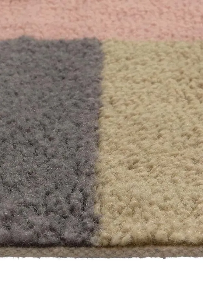 Chroma Wool Rug - Dusty Pink