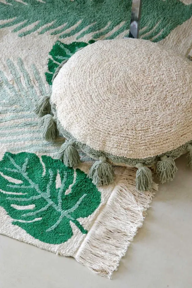 Circle Floor Cushion - Green