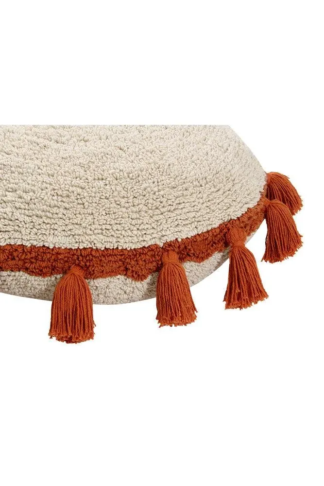 Circle Floor Cushion - Terracotta