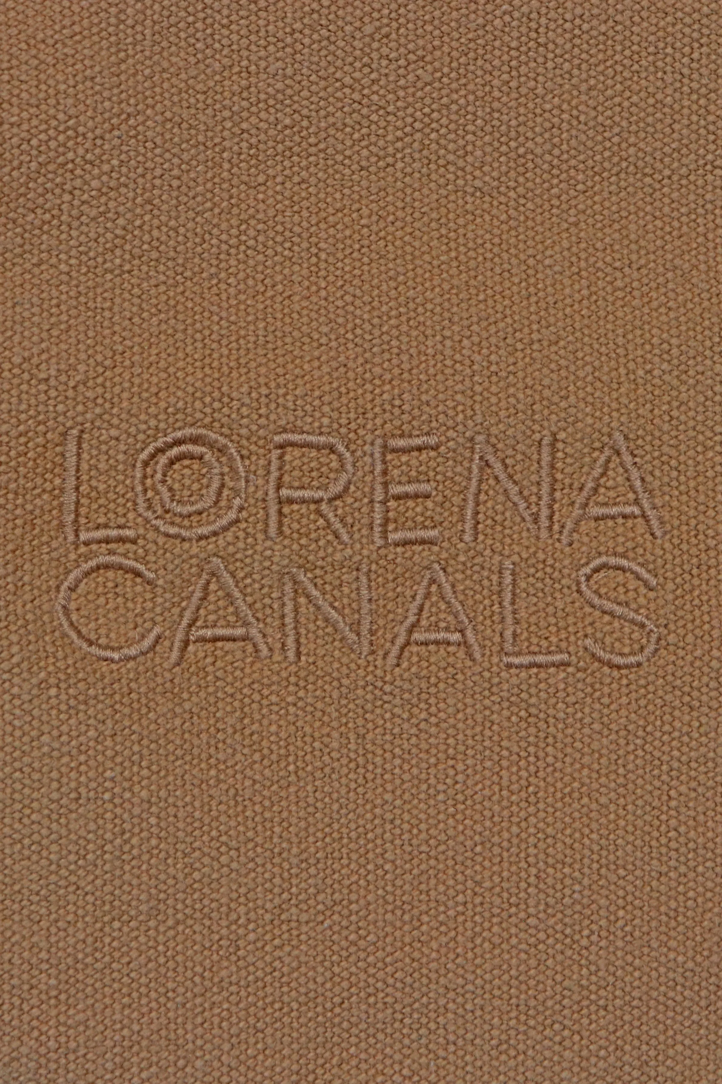 Cleo Small Bean Bag Pouf - Toffee, Cotton Canvas