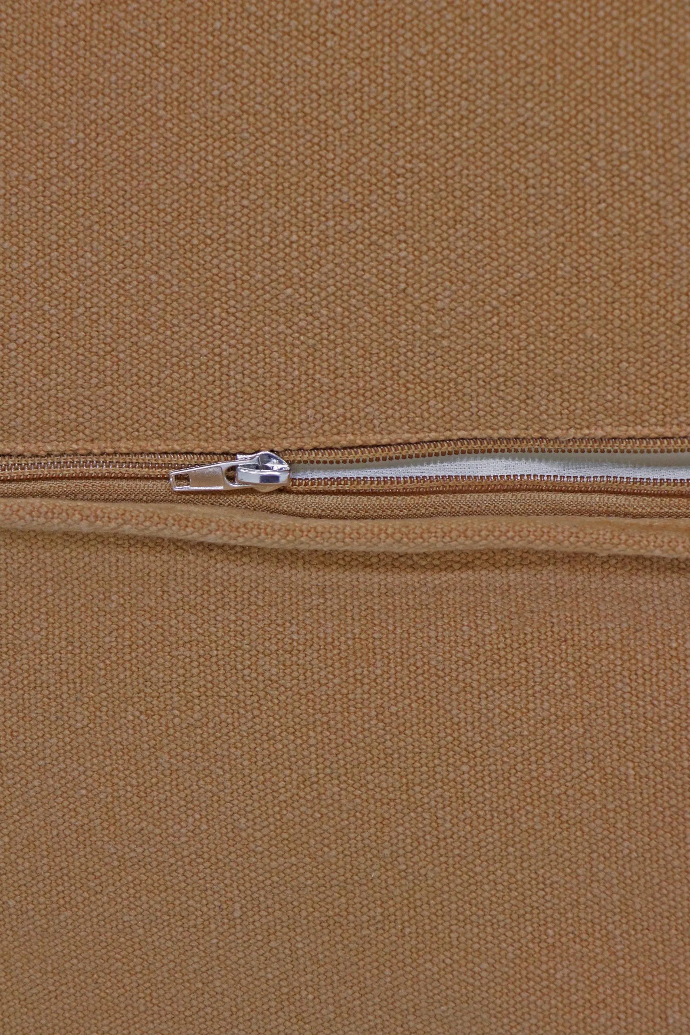 Cleo Small Bean Bag Pouf - Toffee, Cotton Canvas