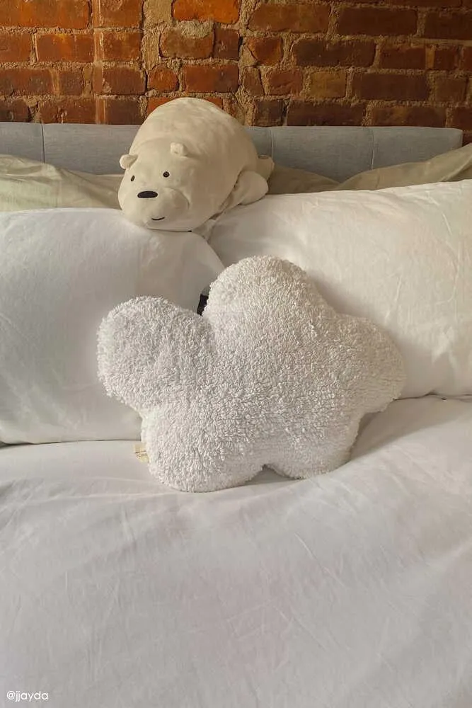 Cloud Cushion - White, Cotton