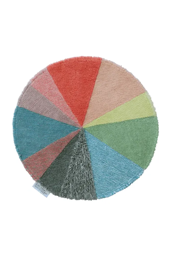 Donna Wilson Round Rug Pie Chart - Wool image