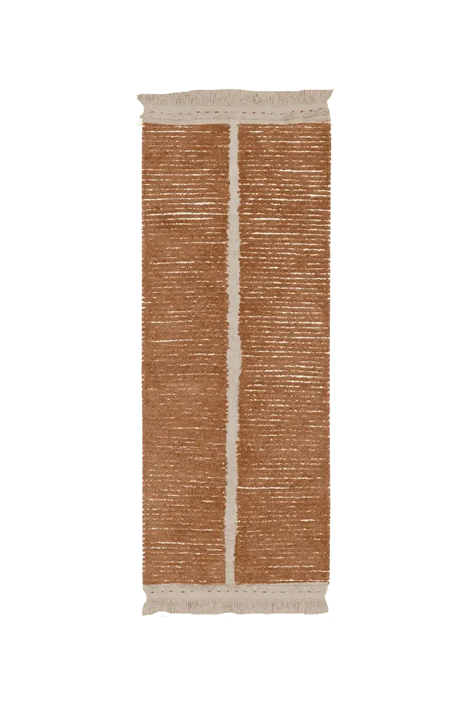 Duetto Runner Reversible Washable Rug - Toffee image