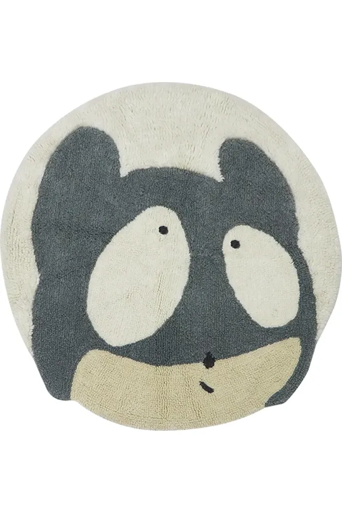 Edgar Plans Woolable Round Rug Astromouse - Multicolor, Wool image
