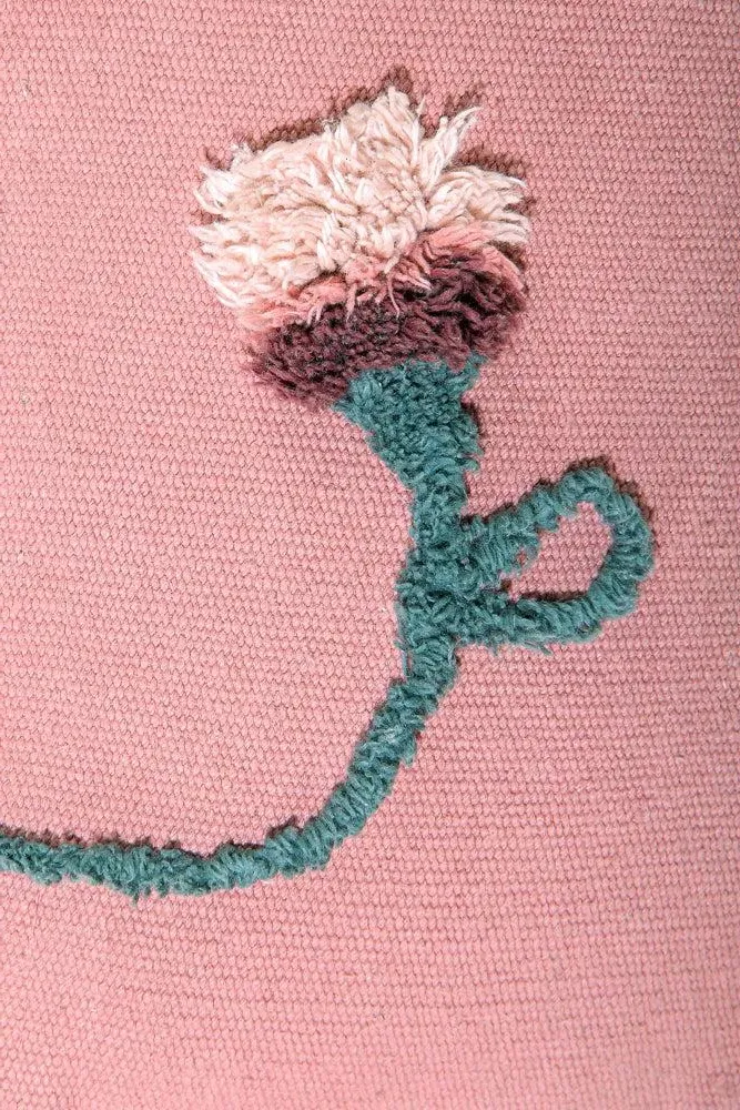 English Garden Puff Ottoman - Floral