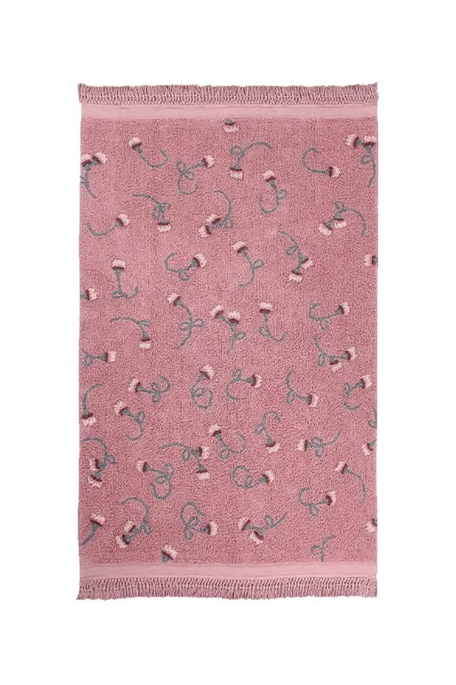 English Garden Rose Area Rug - Washable image