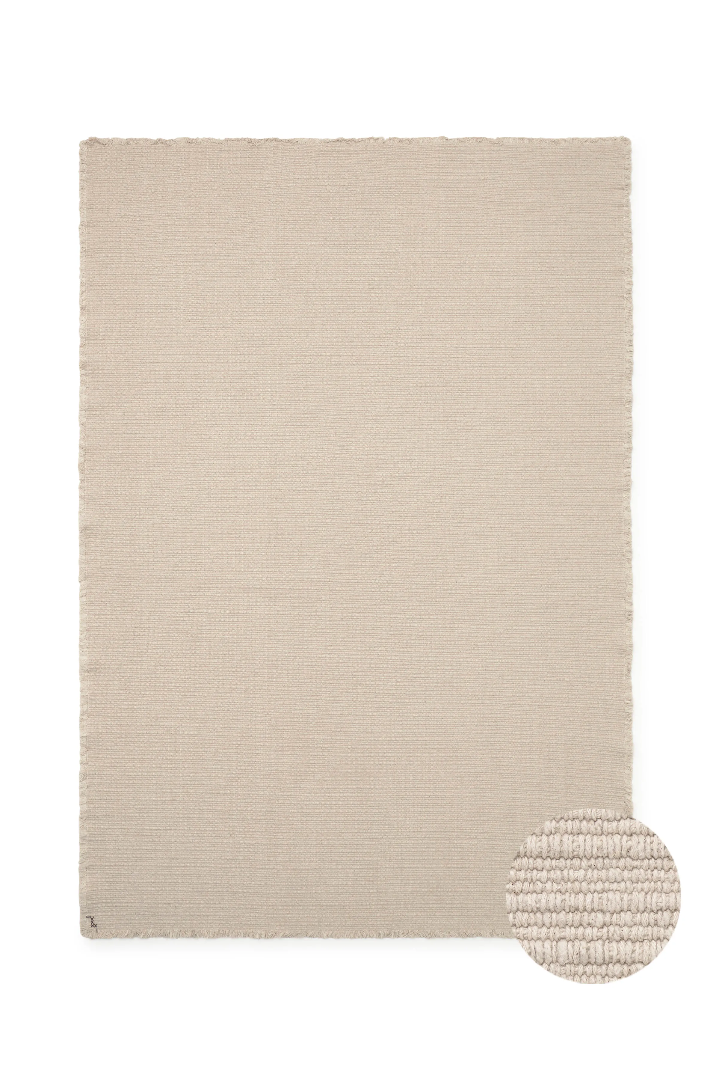 Handloom Area Rug - Natural, Cotton