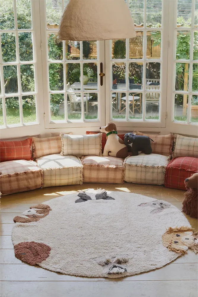 Handloom Cushion - Maple Red