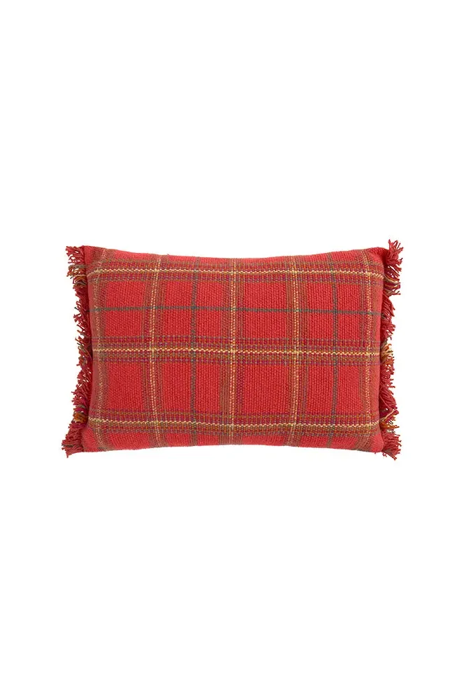 Handloom Cushion - Maple Red image