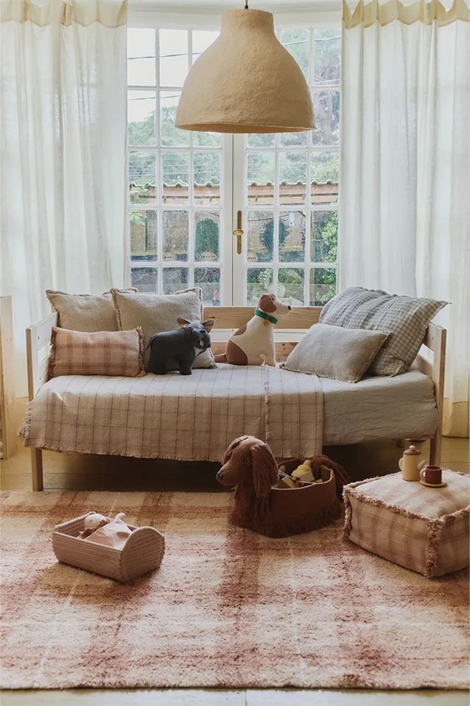 Handloom Cushion - Rose