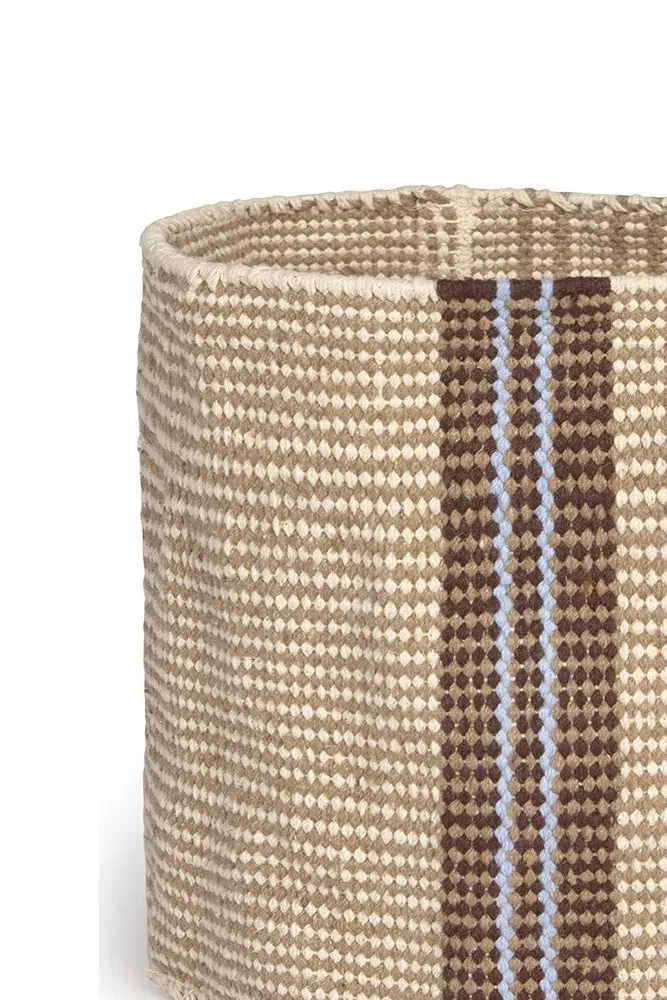 Handloom Mini Basket Tule 8" X 8" - Tule