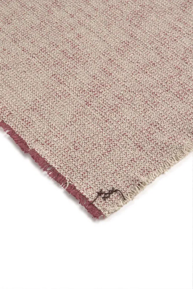 Handloom Placemats Set of 4 - Natural & Marsala, Cotton